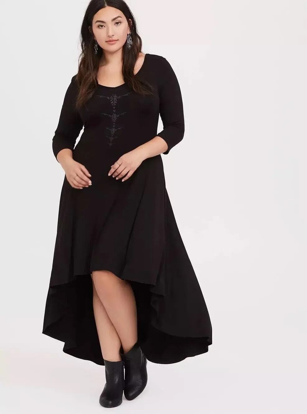 TORRID x DISNEY Her Universe NWT Maleficent High-Low Jersey Dress Black Size 2X